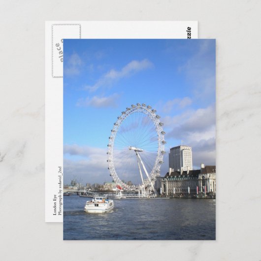 London Eye Briefkaart (Voorkant / Achterkant)