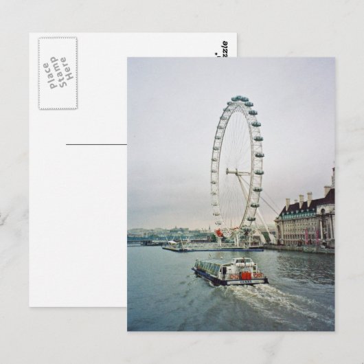 London Eye Briefkaart (Voorkant / Achterkant)