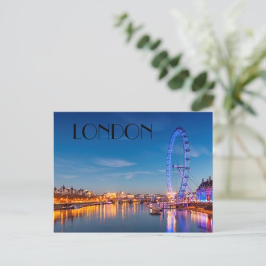 London Eye Briefkaart (Staand voorkant)