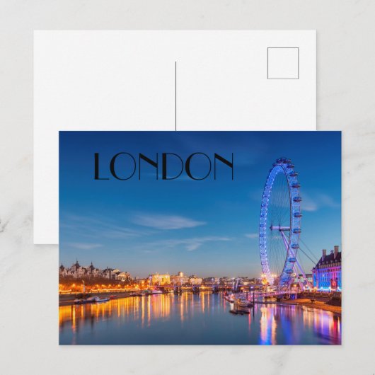 London Eye Briefkaart (Voorkant / Achterkant)