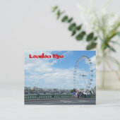 London Eye Briefkaart (Staand voorkant)