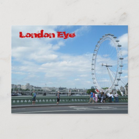 London Eye Briefkaart (Voorkant)