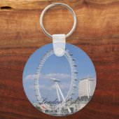 London Eye Button Sleutelhanger (Voorkant)