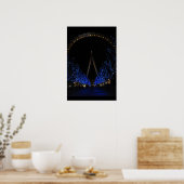 London Eye by Night Poster (Keuken)
