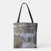 London Eye City Uitzicht Canvas tas (Achterkant)