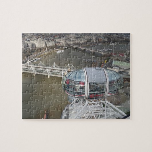 London Eye City Uitzicht Jigzaag Puzzle Legpuzzel (Horizontaal)