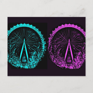 London Eye Collage Briefkaart