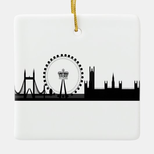 London Eye Decoratie Ornament (Voorkant)