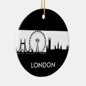 London Eye Decoration Keramisch Ornament (Rechts)