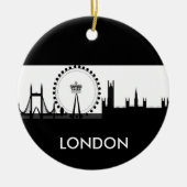 London Eye Decoration Keramisch Ornament (Voorkant)