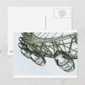 London Eye Digital Art Briefkaart (Voorkant / Achterkant)
