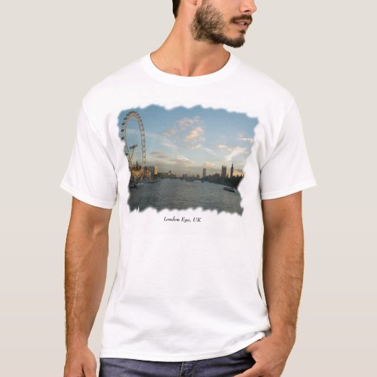 London Eye en Parliament T-shirt (Voorkant)