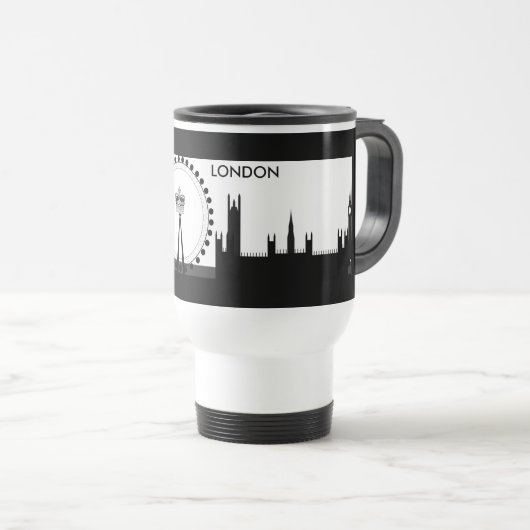 London Eye Ferris Wheel Engeland Skyline Mok (Voorkant rechts)