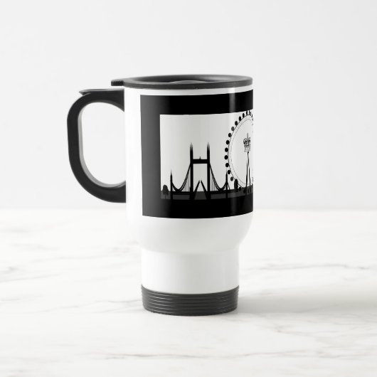 London Eye Ferris Wheel Engeland Skyline Mok (Links)