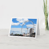 London Eye Ferris Wheel, Londen, Engeland Kaart (Voorkant)