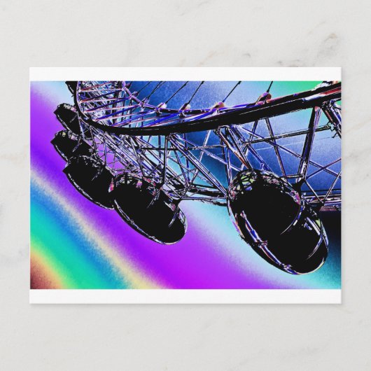London Eye Ferris-wiel Briefkaart (Voorkant)