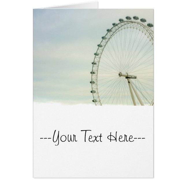 London Eye Green Blue Sky (Voorkant)