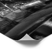London Eye in Black en White Poster (Hoek)