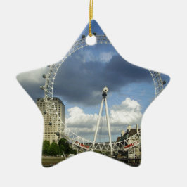 London Eye Keramisch Ornament