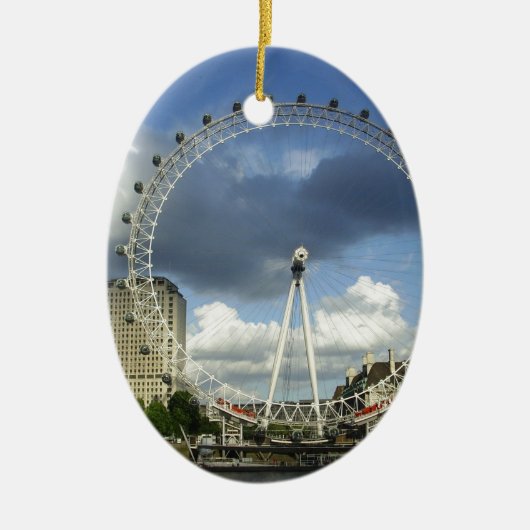 London Eye Keramisch Ornament (Voorkant)