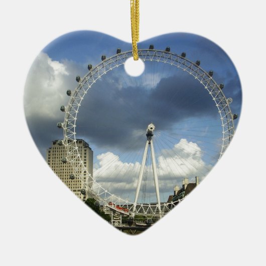 London Eye Keramisch Ornament (Voorkant)