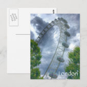 London Eye Landmark Briefkaart (Voorkant / Achterkant)