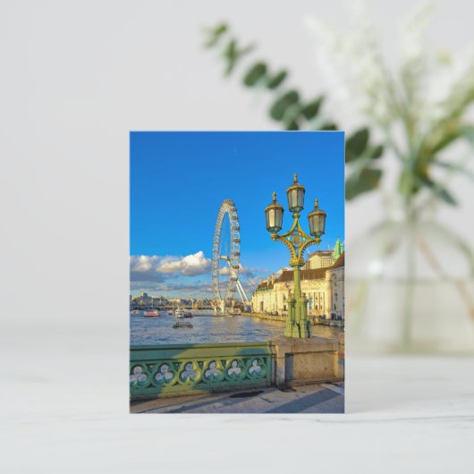 London Eye, London UK Briefkaart (Staand voorkant)
