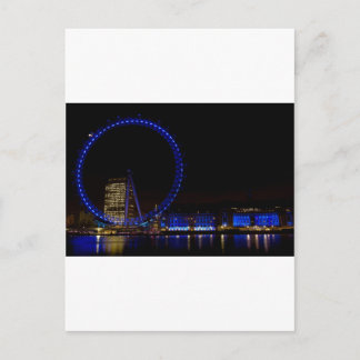 London Eye Night uitzicht Briefkaart