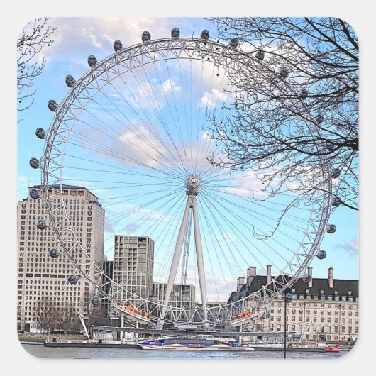 London Eye Observation Wheel #2 Stickers (Voorkant)