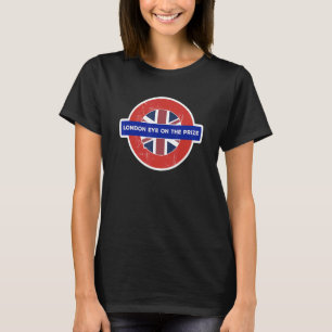 London Eye on the Prize UK British Travel Souvenir T-shirt