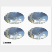 London Eye Ovale Sticker (Vel)