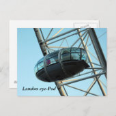 London eye-Pod Briefkaart (Voorkant / Achterkant)