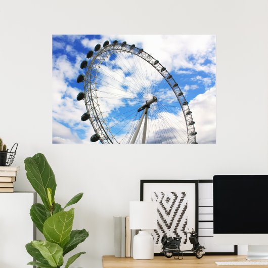 London Eye Poster (Thuiskantoor)