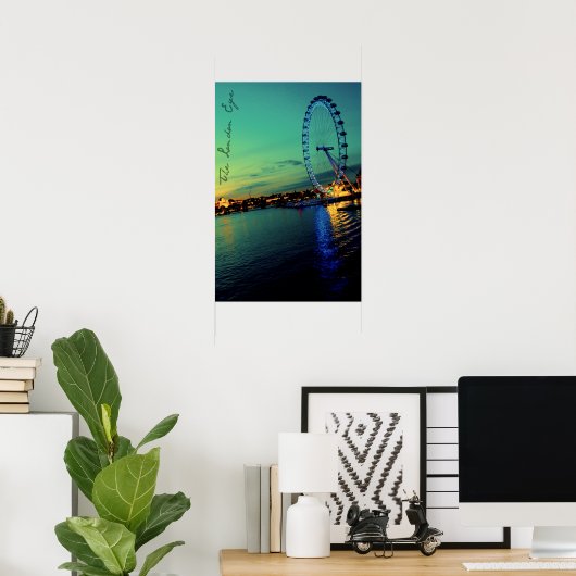 London Eye Poster (Thuiskantoor)