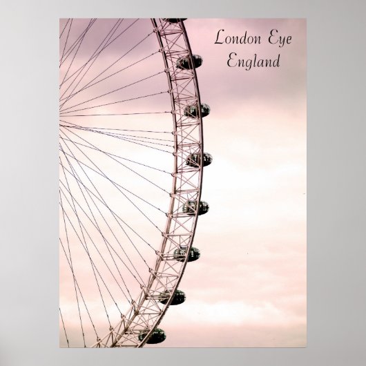 London Eye poster (Voorkant)