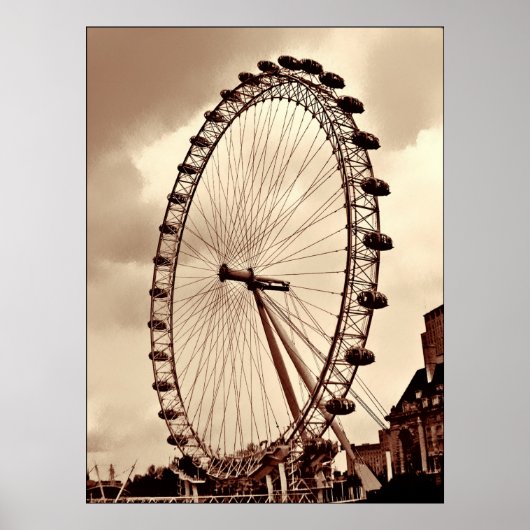 LONDON EYE POSTER (Voorkant)
