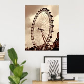 LONDON EYE POSTER (Thuiskantoor)