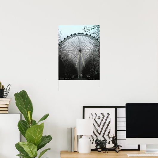 London Eye Poster (Thuiskantoor)