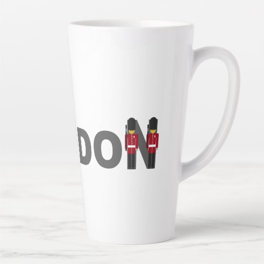 London Eye Queens Guard Latte Mok (Rechts)