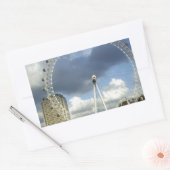 London Eye Rechthoekige Sticker (Envelop)