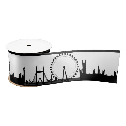 London Eye Ribbon Satijnen Lint (Spoel)
