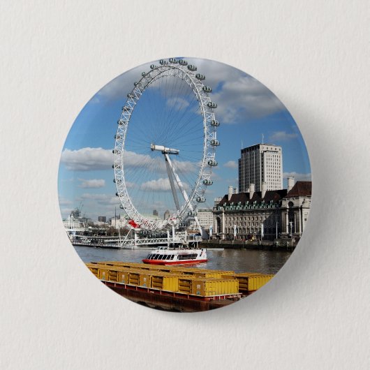 London Eye Ronde Button 5,7 Cm (Voorkant)