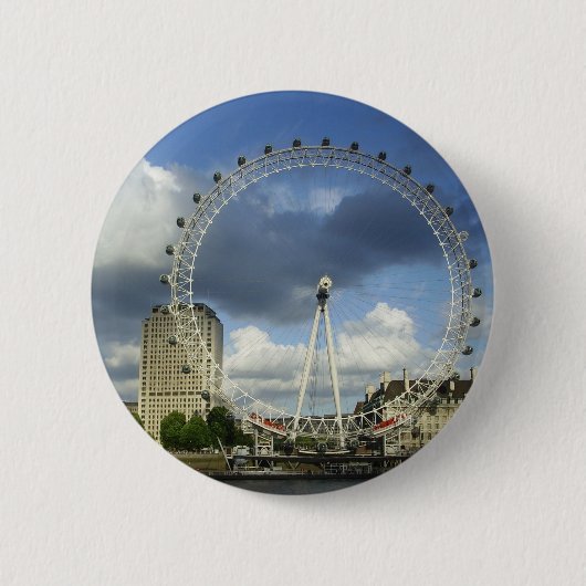 London Eye Ronde Button 5,7 Cm (Voorkant)
