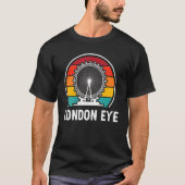 London Eye Sightsee Thames in England T-shirt (Voorkant)