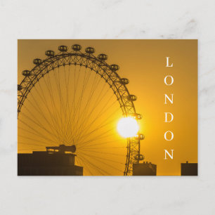 London Eye silhouette briefkaart