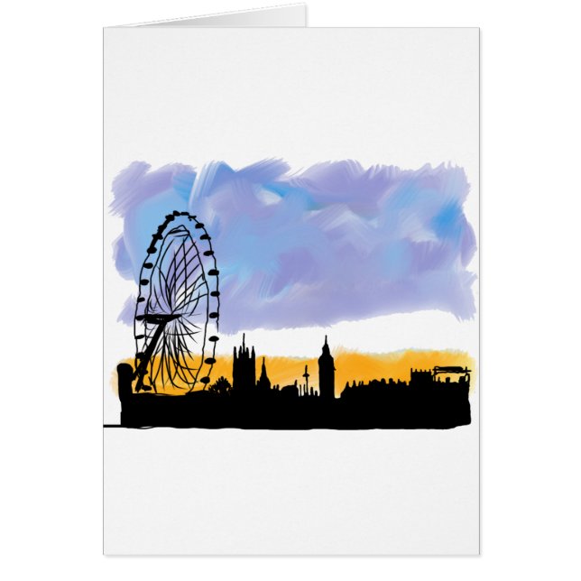 London Eye Skyline Kunst, cadeaus die je kunt aanp (Voorkant)