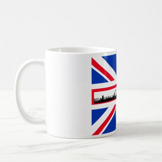 London Eye Skyline Union Jack Flag Mok (Links)