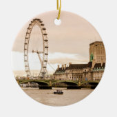 London Eye Sunset Keramisch Ornament (Voorkant)
