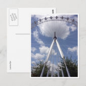london eye terug briefkaart (Voorkant / Achterkant)
