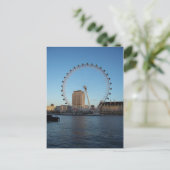 London Eye & Thames Briefkaart (Staand voorkant)
